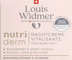 Louis Widmer Nutriderm crème nuit vitalisante parfumée