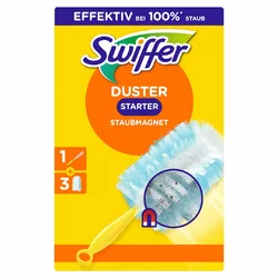 Swiffer Staubmagnet Starterset Griff + 3 Tücher