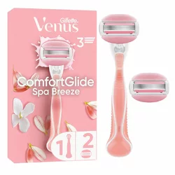 Gillette Venus Comfortglide Rasierapparat Spa Breeze mit 2 Klingen