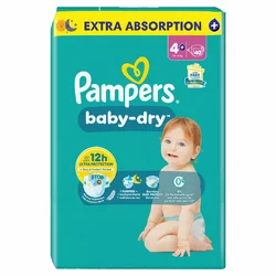 Pampers Baby-Dry Gr4+ 10-15kg Maxi Plus Vorteilspack