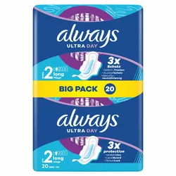 always Ultra Binde Long mit Flügeln BigPack