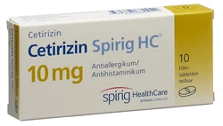 Cetirizin Spirig HC Filmtablette 10 mg