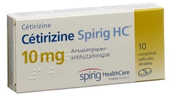 Cetirizin Spirig HC Filmtablette 10 mg