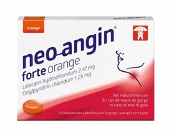 neo-angin forte Lutschtablette orange