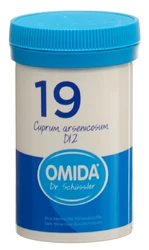 Omida Nr19 Cuprum arsenicosum Tablette 12 D