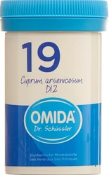 Omida Nr19 Cuprum arsenicosum Tablette 12 D