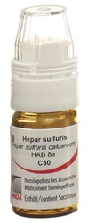 Omida Hepar sulfuris Globuli 30 C mit Dosierhilfe