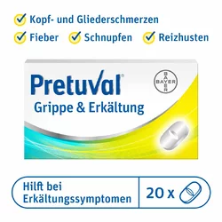 Pretuval Grippe und Erkältung Filmtablette