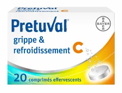 Pretuval Grippe und Erkältung C Brausetablette
