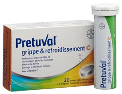 Pretuval Grippe und Erkältung C Brausetablette
