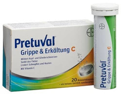Pretuval Grippe und Erkältung C Brausetablette