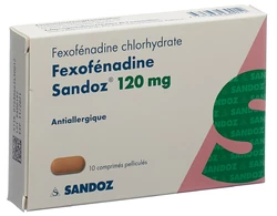 Fexofenadin Sandoz Filmtablette 120 mg