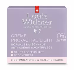 Louis Widmer Creme Pro Act Light ohne Parfum