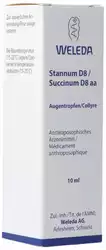 WELEDA Stannum D 8/Succinum D 8 aa Gtt Opht