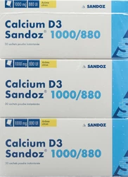 Calcium D3 Sandoz Pulver 1000/880