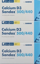 Calcium D3 Sandoz Pulver 500/440