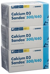 Calcium D3 Sandoz Pulver 500/440