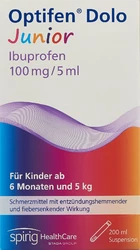 Optifen Dolo Junior Suspension 100 mg/5ml