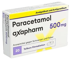 Paracetamol axapharm Filmtablette 500 mg