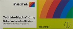 Cetirizin Mepha Lactab 10 mg