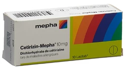 Cetirizin-Mepha Lactab 10 mg