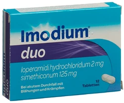 Imodium Duo (Simeticon 125 mg/133 mg) Tablette