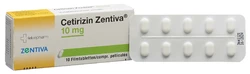 Cetirizin Zentiva Filmtablette 10 mg