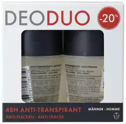 VICHY Homme Deo Anti-Flecken 48h Roll-on Duo -20%