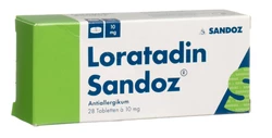 Loratadin Sandoz Tablette 10 mg