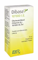 Dibase Tropfen 10000 IE/ml mit Pipette
