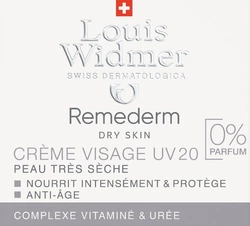 Louis Widmer Remederm Gesichtscreme UV20 ohne Parfum