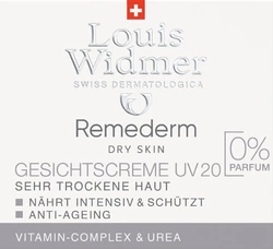 Louis Widmer Remederm Gesichtscreme UV20 ohne Parfum