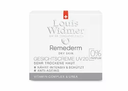 Louis Widmer Remederm Gesichtscreme UV20 ohne Parfum