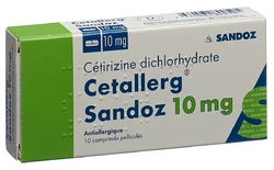 Cetallerg Sandoz Filmtablette 10 mg