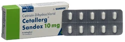 Cetallerg Sandoz Filmtablette 10 mg