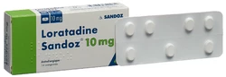 Loratadin Sandoz Tablette 10 mg