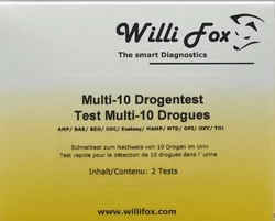 Willi Fox Drogentest Multi 10 Drogen Urin