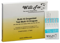 Willi Fox Drogentest Multi 10 Drogen Urin
