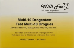 Willi Fox Drogentest Multi 10 Drogen Urin