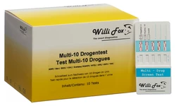 Willi Fox Drogentest Multi 10 Drogen Urin