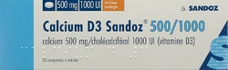 Calcium D3 Sandoz Kautablette 500/1000