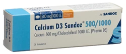Calcium D3 Sandoz Kautablette 500/1000