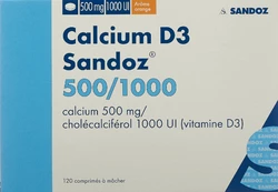 Calcium D3 Sandoz Kautablette 500/1000