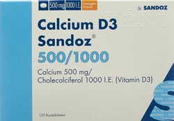 Calcium D3 Sandoz Kautablette 500/1000