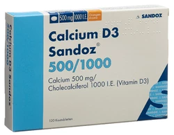 Calcium D3 Sandoz Kautablette 500/1000