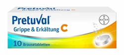 Pretuval Grippe und Erkältung C Brausetablette