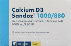 Calcium D3 Sandoz Pulver 1000/880
