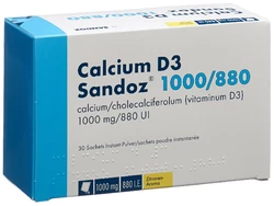 Calcium D3 Sandoz Pulver 1000/880