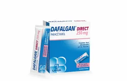 Dafalgan DIRECT Granulat 250 mg Erdbeere Aroma