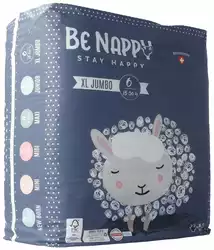 BE NAPPY Windeln Gr6 15-30kg XL Jumbo
